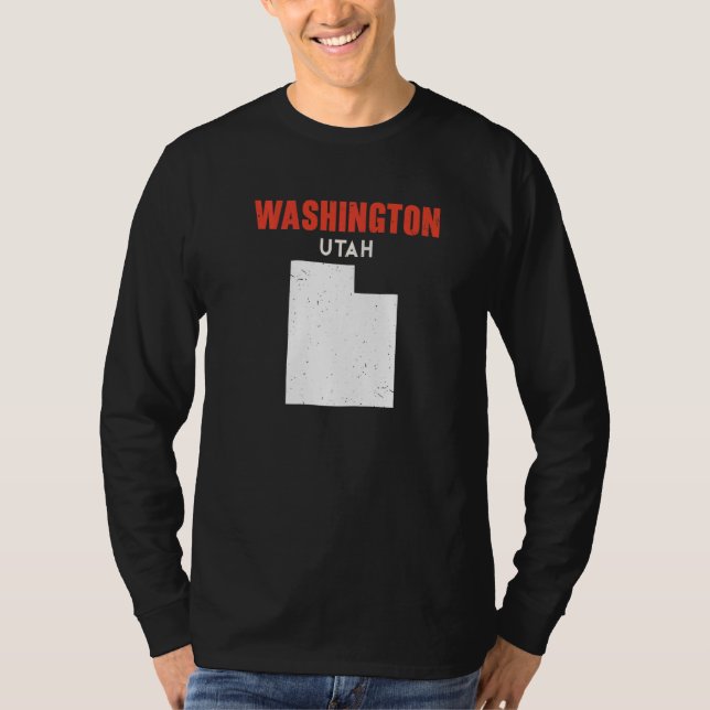 Washington Utah USA State America Travel Utahan   T-Shirt (Vorderseite)