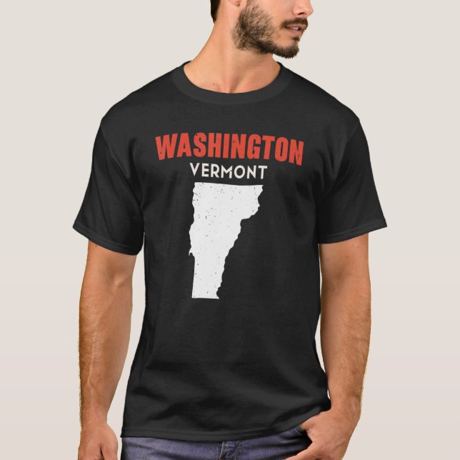 Washington Vermont USA Staat America Travel Vermon T-Shirt (Vorderseite)