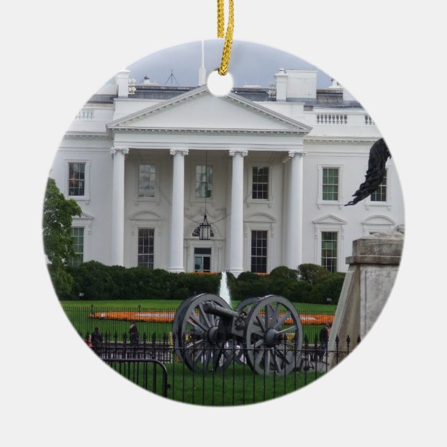 Washington-Verzierung Keramikornament (Vorne)