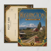 Washington Vintage Art Deco Golden Age