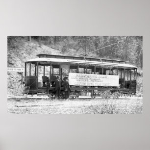 Washington Water Power Co. Trolly Poster