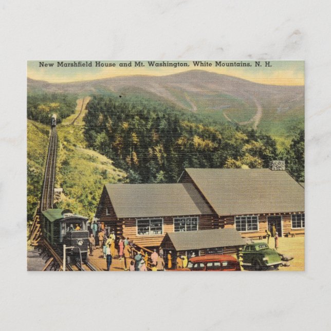 Washington, Weiße Berge, New Hampshire Postkarte (Vorderseite)