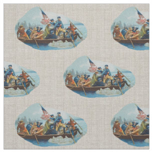 Washington, welches das Delaware kreuzt Stoff