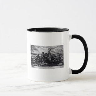Washington, welches das Delaware kreuzt Tasse