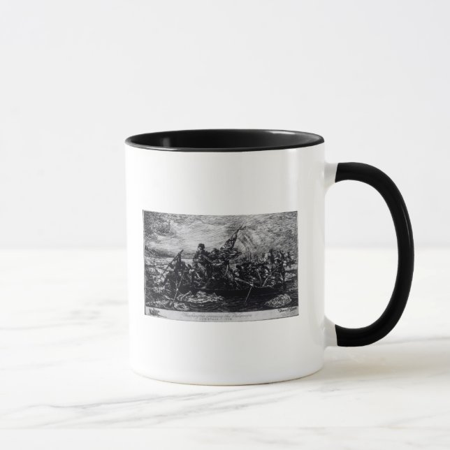 Washington, welches das Delaware kreuzt Tasse (Rechts)