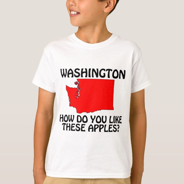 Washington - Wie gefällt dir diese Äpfel? T-Shirt (Vorderseite)