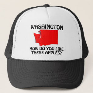 Washington - Wie gefällt dir diese Äpfel? Truckerkappe