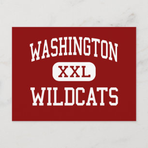 Washington - Wildcats - High - Kansas City Kansas Postkarte