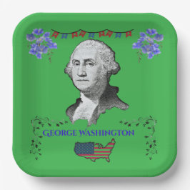 Washington's Contribution kelly green  Pappteller