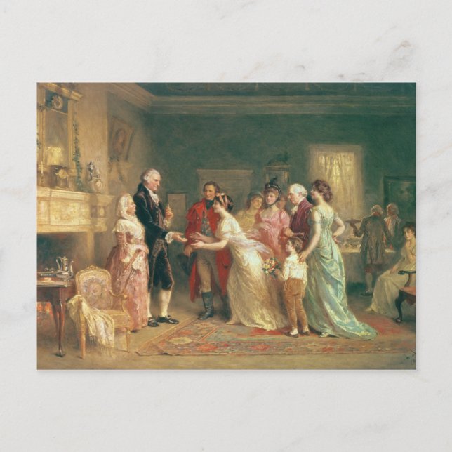 Washington's Geburtstag, 1798 Postkarte (Vorderseite)