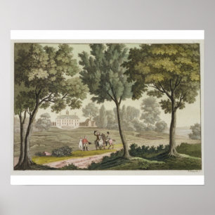 Washingtons Haus auf dem Mount Vernon, von 'Le Cos Poster