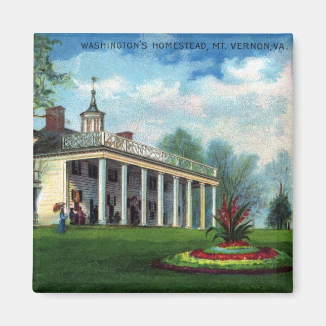 Washington's Homestead Mt. Vernon, VA Magnet (Vorne)