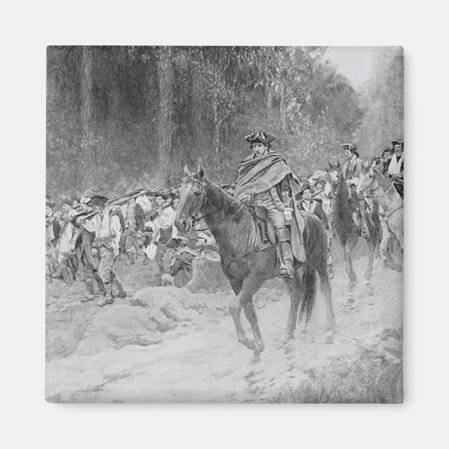 Washingtons Rückzug aus großen Wiesen Magnet (Vorne)