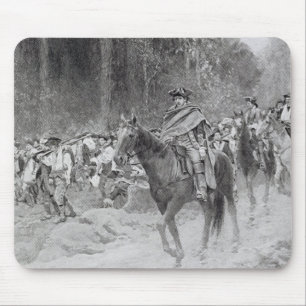 Washingtons Rückzug von den großen Wiesen Mousepad