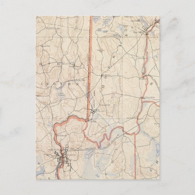 Washinton Landkreis Postkarte (Vorderseite)