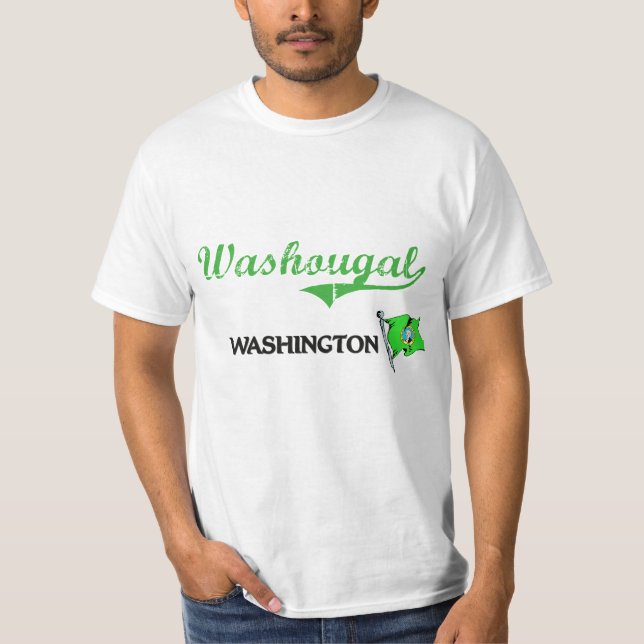 Washougal Washington Stadt-Klassiker T-Shirt (Vorderseite)