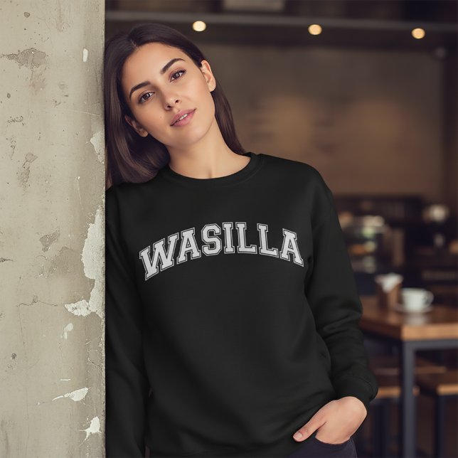 WASILLA University Style Sweater America Uni Sweatshirt (Von Creator hochgeladen)