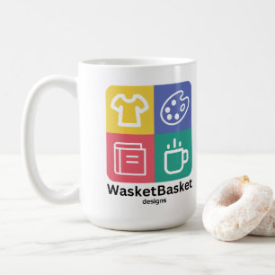 WasketBasket Designs Coffee Tasse