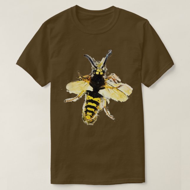 Wasp Art Wespe T-Shirt (Design vorne)