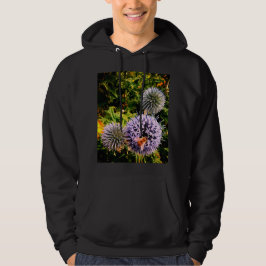 Wasp, auf blauen Blumen Hoodie