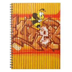 Wasp Graffiti Wall Notizblock