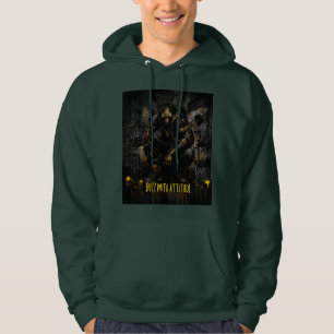 Wasp Riot Streetwear Krieger Grafik Hoodie