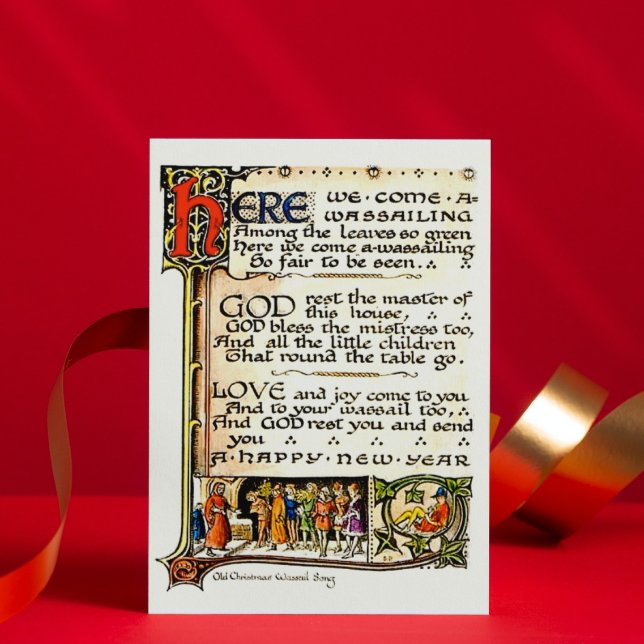 Wassail Feiertagskarte (Von Creator hochgeladen)