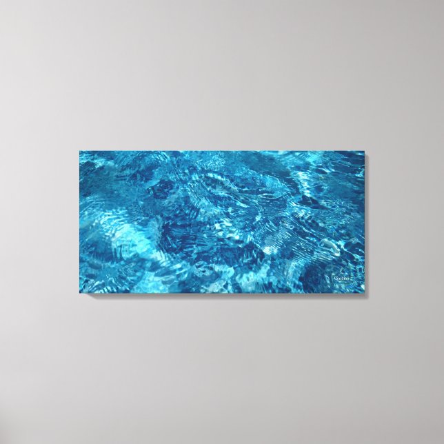 Wasser 32×16 Leinwanddruck (Vorderseite)