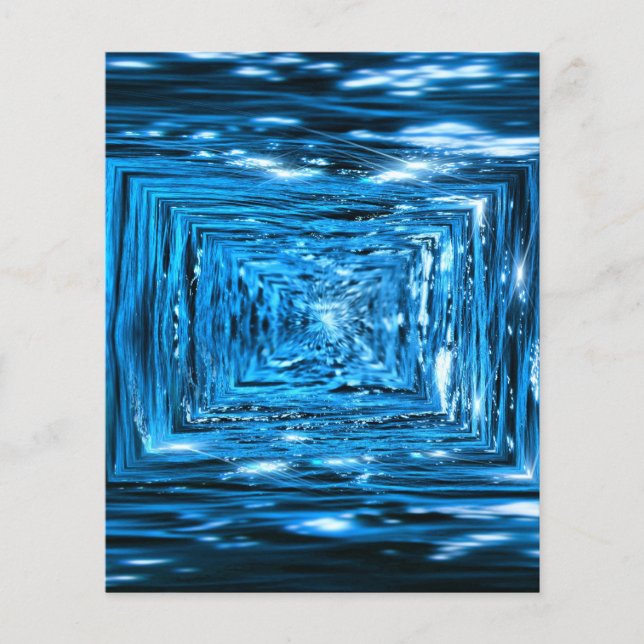 Wasser-366587 Wasser aqua Flüssigkeit Reflektionsk Flyer (Vorne)