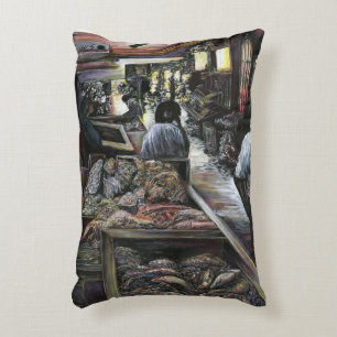 Wasser, aber geküsst mit Wüstenwind, Jerusalem Dekokissen