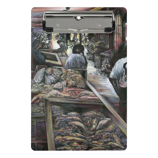 Wasser, aber geküsst mit Wüstenwind, Jerusalem Mini Klemmbrett (Vorderseite)