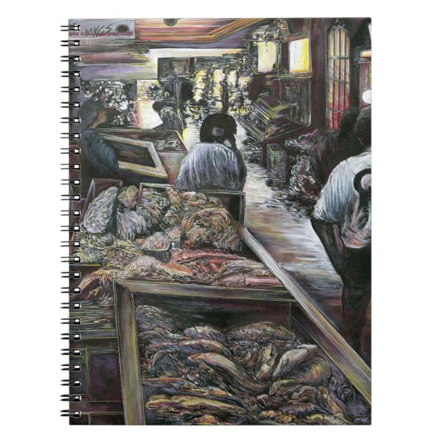 Wasser, aber geküsst mit Wüstenwind, Jerusalem Notizblock (Vorderseite)