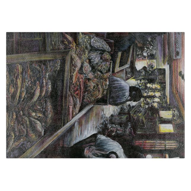 Wasser, aber geküsst mit Wüstenwind, Jerusalem Schneidebrett (Vorderseite)