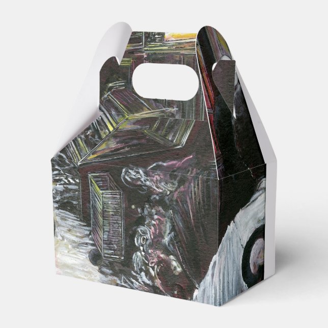 Wasser, aber mit Wüstenwind geküsst Geschenkschachtel (Vorderseite)