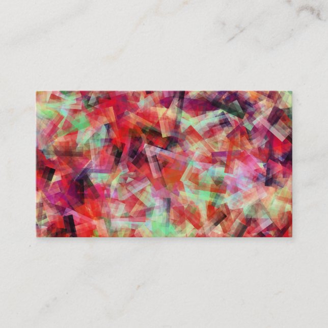 WASSER ABSTRAKT 2 VISITENKARTE (Vorderseite)