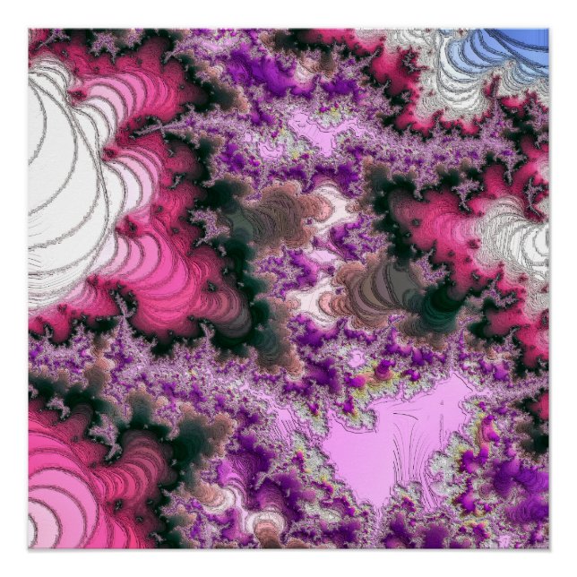 WASSER ABSTRAKT POSTER (Vorderseite)