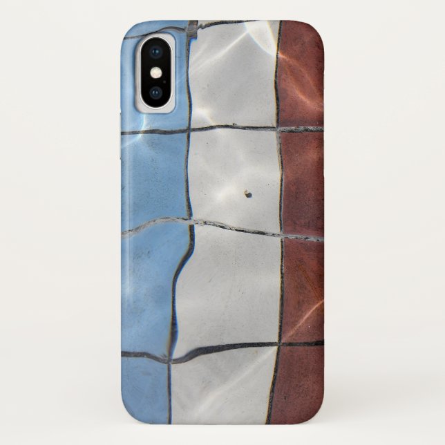 Wasser abstrakte Fliese Case-Mate iPhone Hülle (Rückseite)