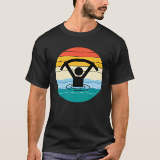 Wasser-Aerobic Wasser-Fitness Aqua-Übung Workout T-Shirt