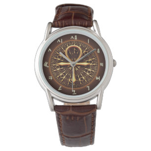 WASSER - ÄGYPTISCHE UND KH GOLDENORNATION ARMBANDUHR