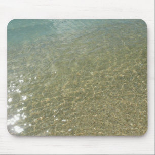 Wasser am Strand I Abstrakte Naturfotografie Mousepad