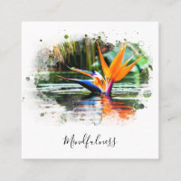 *~* Wasser AP10 Blume Bird of Paradise QR Pond