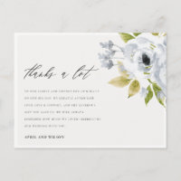 WASSER AQUA BLUE WATERCOLOR BLLORAL DANKE