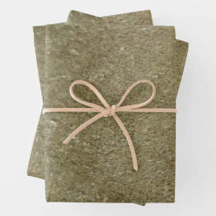 Wasser auf dem Strand II Abstrakte Naturfotografie Geschenkpapier Set