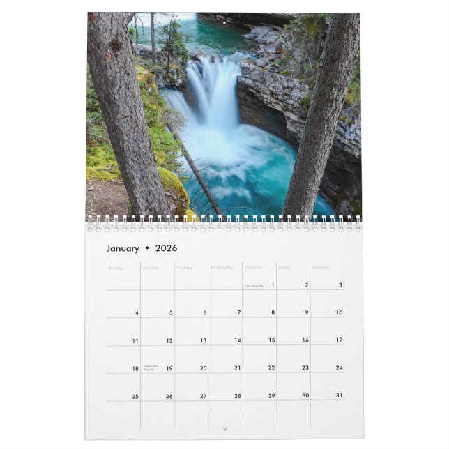 Wasser aus der ganzen Welt Kalender (Jan 2026)