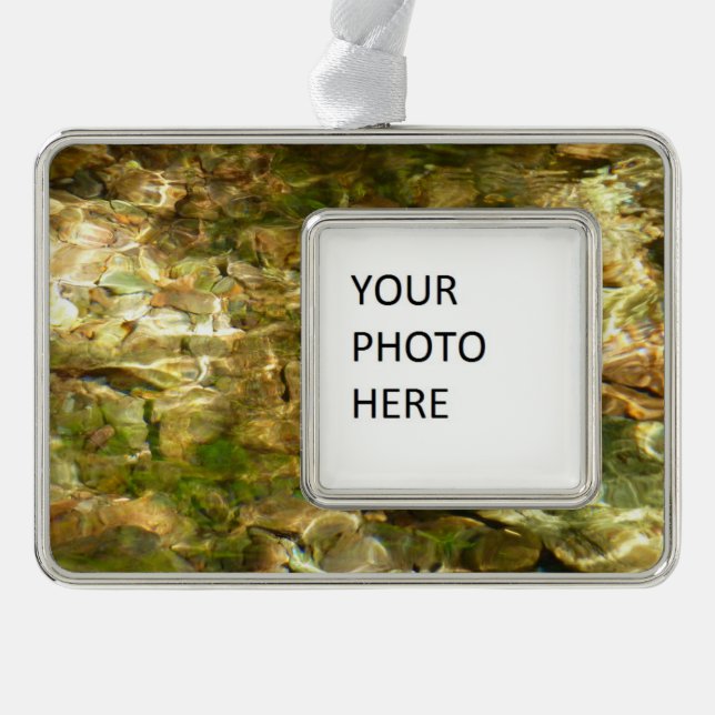 Wasser aus heißer Quellen, grüne Gold Rahmen-Ornament Silber (Vorderseite)