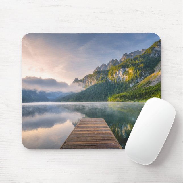 Wasser | Azuralsee, Österreich Mousepad (Mit Mouse)