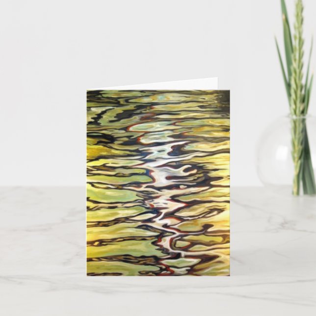 Wasser-Ballett - Anmerkungs-Karte Karte (Vorderseite)