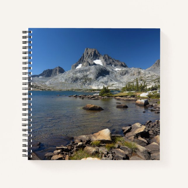 Wasser | Banner Peak Thousand Island Lake Notizbuch (Vorderseite)