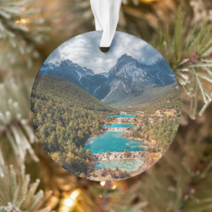 Wasser   Blue Moon Lake, China Ornament