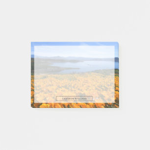 Wasser   California Lake with Golden Poppies Post-it Klebezettel